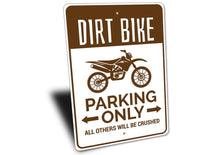 Load image into Gallery viewer, Dirt Bike Parking Sign
