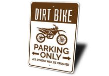 Load image into Gallery viewer, Dirt Bike Parking Sign
