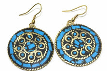 Load image into Gallery viewer, Mosaic Round Earrings
