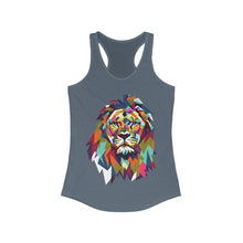 Load image into Gallery viewer, eBay Colorful Lion Graphic Racerback Tank Top
