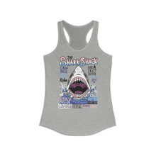 Load image into Gallery viewer, The Shark Shack For a Tasty Bite Racerback Tank
