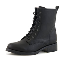 Load image into Gallery viewer, Women&#39;s Combat Boots Black
