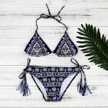 Load image into Gallery viewer, Classical Sexy Retro Tropical Floral Leaf Bikini
