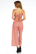 Load image into Gallery viewer, Women&#39;s Stripe Sleeveless Jumpsuit
