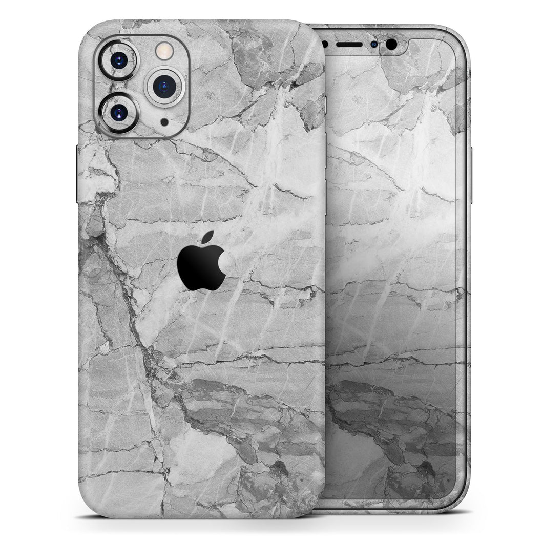 Gray Slate Marble - Skin-Kit compatible with the Apple iPhone 12, 12
