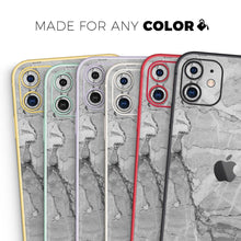 Load image into Gallery viewer, Gray Slate Marble - Skin-Kit compatible with the Apple iPhone 12, 12
