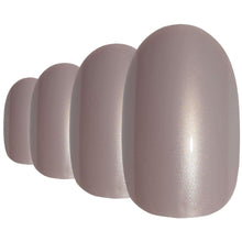 Load image into Gallery viewer, False Nails by Bling Art Beige Glitter Oval Medium Fake Acrylic 24
