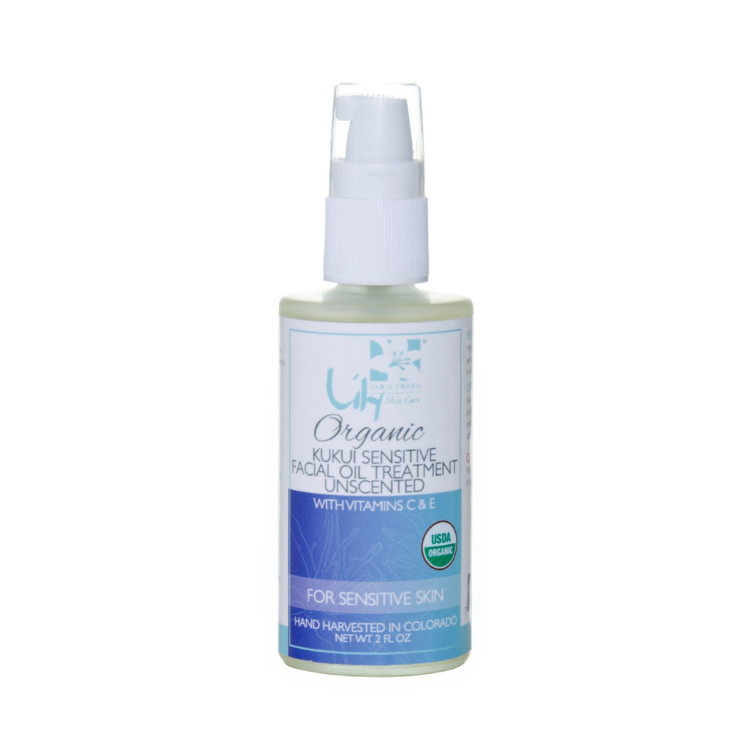 Organic Kukui Sensitive Facial Oil Treatment