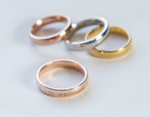 Load image into Gallery viewer, I am Enough Ring, Stacking Ring Engraved Ring,
