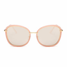 Load image into Gallery viewer, Pink Frame Round Cat Eye Sunglasses
