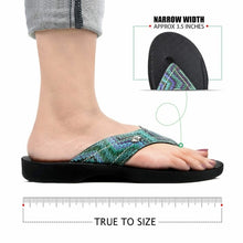 Load image into Gallery viewer, AEROSOFT - Jute Vibrant Strap Comfortable Toe Post Summer Flip Flops
