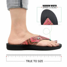 Load image into Gallery viewer, AEROSOFT - Jute Vibrant Strap Comfortable Toe Post Summer Flip Flops
