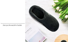 Load image into Gallery viewer, Warm Cotton Slippers Men Shoes Bathroom Indoor Man Winter Fur Shoes

