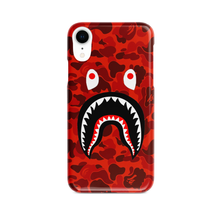 Load image into Gallery viewer, Red Camo Shark Mouth iPhone Case
